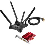 ASUS PCE-AC88 Interno WLAN, Adaptador Wi-Fi Interno, Alámbrico, PCI Express, WLAN, Wi-Fi 5 (802.11ac)
