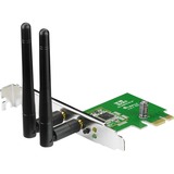ASUS PCE-N15 Interno WLAN 300 Mbit/s, Adaptador Wi-Fi Interno, Inalámbrico, PCI Express, WLAN, Wi-Fi 4 (802.11n), 300 Mbit/s, Minorista