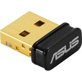 ASUS USB-BT500 Bluetooth 3 Mbit/s, Adaptador Bluetooth Inalámbrico, USB, Bluetooth, 3 Mbit/s, Negro, Oro