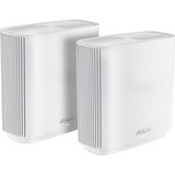 ASUS ZenWiFi AC (CT8) router inalámbrico Gigabit Ethernet Tribanda (2,4 GHz/5 GHz/5 GHz) 4G Blanco blanco, Wi-Fi 5 (802.11ac), Tribanda (2,4 GHz/5 GHz/5 GHz), Ethernet, 4G, Blanco, Router de sobremesa