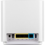ASUS ZenWiFi AX (XT8) router inalámbrico Gigabit Ethernet Tribanda (2,4 GHz/5 GHz/5 GHz) 4G Blanco blanco, Wi-Fi 6 (802.11ax), Tribanda (2,4 GHz/5 GHz/5 GHz), Ethernet, 4G, Blanco, Router de sobremesa