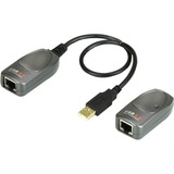 ATEN Extensor USB 2.0 por Cat 5 (hasta 60 m) 31 mm, 63 mm, 21,9 mm, 170 g, 40 g, 20 g