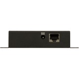 ATEN Extensor USB 2.0 por Cat 5 con hub de cuatro puertos (hasta 50 m), Hub USB negro, Transmisor y receptor, Alámbrico, 50 m, Cat5, Cat5e, Cat6, Negro, Metal