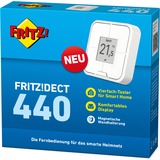 AVM FRITZ! DECT 440, Botón FRITZ!DECT FRITZ! DECT 440, Blanco, 10 - 40 °C, 69 mm, 18 mm, 69 mm, 75 g