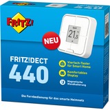 AVM FRITZ! DECT 440, Interruptor Blanco, 10 - 40 °C, 69 mm, 18 mm, 69 mm, 75 g