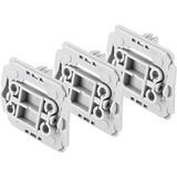 Bosch Adapter 3er-Set Berker (B1), Adaptador Blanco, 70 mm, 60 mm, 65 mm, 40 g, 3 pieza(s)
