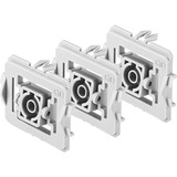 Bosch Adapter 3er-Set Gira Standard, Adaptador Blanco, 70 mm, 60 mm, 65 mm, 40 g, 3 pieza(s)