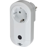 Brennenstuhl Toma de corriente con interruptor blanco