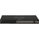 Cisco SF112-24 No administrado L2 Fast Ethernet (10/100) 1U Negro, Interruptor/Conmutador No administrado, L2, Fast Ethernet (10/100), Bidireccional completo (Full duplex), Montaje en rack, 1U
