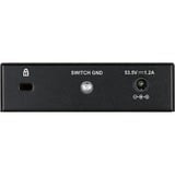 D-Link DES-1005P No administrado L2 Fast Ethernet (10/100) Energía sobre Ethernet (PoE) Negro, Interruptor/Conmutador negro, No administrado, L2, Fast Ethernet (10/100), Bidireccional completo (Full duplex), Energía sobre Ethernet (PoE)