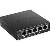 D-Link DGS-1005P , Interruptor/Conmutador negro, switch No administrado L2 Gigabit Ethernet (10/100/1000) Energía sobre Ethernet (PoE) Negro