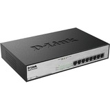 D-Link DGS-1008MP switch No administrado Gigabit Ethernet (10/100/1000) Energía sobre Ethernet (PoE) 1U Negro, Interruptor/Conmutador No administrado, Gigabit Ethernet (10/100/1000), Bidireccional completo (Full duplex), Energía sobre Ethernet (PoE), Montaje en rack, 1U