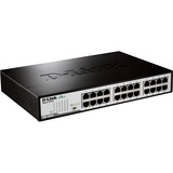 D-Link DGS-1024D No administrado, Interruptor/Conmutador negro, No administrado, Bidireccional completo (Full duplex)