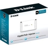 D-Link DPE-301GI adaptador e inyector de PoE Ethernet rápido, Gigabit Ethernet, Módulo de extensión Ethernet rápido, Gigabit Ethernet, 10,100,1000 Mbit/s, IEEE 802.3, IEEE 802.3ab, IEEE 802.3af, IEEE 802.3at, IEEE 802.3u, Blanco, CE, FCC, VCCI, RCM, 32,4 W