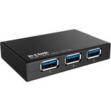 D-Link DUB-1340 Negro, Hub USB negro, Negro, USB, 5 V, 4 A, Windows XP, Vista, 7 Mac OS X +, 60 g