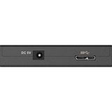 D-Link DUB-1340 Negro, Hub USB negro, Negro, USB, 5 V, 4 A, Windows XP, Vista, 7 Mac OS X +, 60 g