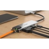 D-Link DUB-M520 base para portátil y replicador de puertos Alámbrico Thunderbolt 3 Aluminio, Hub USB plateado, Alámbrico, Thunderbolt 3, 60 W, 10,100,1000 Mbit/s, IEEE 802.3, IEEE 802.3ab, IEEE 802.3az, IEEE 802.3u, IEEE 802.3x, Aluminio