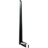 D-Link DWA-172 adaptador y tarjeta de red WLAN 433 Mbit/s, Adaptador Wi-Fi negro, Inalámbrico, USB, WLAN, Wi-Fi 5 (802.11ac), 433 Mbit/s