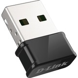 D-Link DWA-181 adaptador y tarjeta de red WLAN, Adaptador Wi-Fi Inalámbrico, USB, WLAN, Wi-Fi 5 (802.11ac), Negro