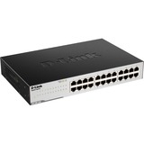 D-Link GO-SW-24G No administrado L2 Gigabit Ethernet (10/100/1000) 1U Negro, Interruptor/Conmutador negro, No administrado, L2, Gigabit Ethernet (10/100/1000), Bidireccional completo (Full duplex), Montaje en rack, 1U