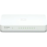 D-Link GO-SW-8G/E switch No administrado Gigabit Ethernet (10/100/1000) Blanco, Interruptor/Conmutador blanco/Gris, No administrado, Gigabit Ethernet (10/100/1000), Bidireccional completo (Full duplex)