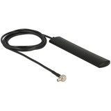 DeLOCK 12479 antena para red Antena omnidireccional TS-9 3 dBi negro, 3 dBi, 0.69 - 0.96 / 1.71 - 2.7 GHz, 50 Ω, 360°, Antena omnidireccional, TS-9