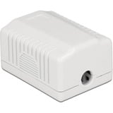 DeLOCK 86196 toma de corriente RJ-45 Blanco, Caja de conexiones blanco, RJ-45, Blanco, TIA-568A/B, 39 mm, 54 mm, 29,5 mm
