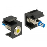 DeLOCK 86462 conector Keystone LED Negro, Azul, Acero inoxidable, Amarillo, Módulo Keystone negro, Keystone LED, Negro, Azul, Acero inoxidable, Amarillo, 6 DC, 3 A, 16,3 mm, 27,3 mm