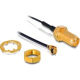 DeLOCK 88379 conector coaxial R-SMA 1 pieza(s), Adaptador R-SMA, I-PEX, RP-SMA, Macho/Hembra, 1 pieza(s)
