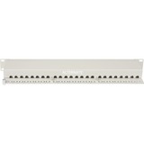 Digitus CAT 5e, panel de conexión clase D, Patch Panel gris claro, panel de conexión clase D, RJ-45, Cat5e, Gris, EN-50173, ISO/IEC 11801, EIA7TIA 568 A & B, 560 mm, 80 mm, Minorista