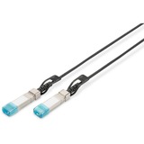 Digitus Cable SFP+ 10G DAC 0,5 m negro, 5 m, 0,5 m, SFP+, SFP+
