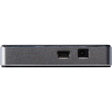 Digitus Concentrador USB 2.0 de 4 puertos, Hub USB negro/Plateado, USB 2.0 Mini-B, USB 2.0, 480 Mbit/s, Negro, Plata, 0,66 m, China