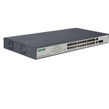 Digitus Conmutador PoE Fast Ethernet de 24 puertos, Interruptor/Conmutador negro, No administrado, Fast Ethernet (10/100), Energía sobre Ethernet (PoE), Montaje en rack, 1U