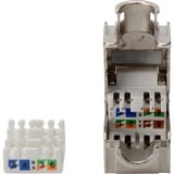 Digitus DN-93512 módulo de conector de red, Módulo Keystone Plata, RJ45, LSA