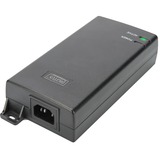 Digitus Inyector PoE Ultra, 802.3at, 60 W 802.3at, 60 W, Gigabit Ethernet, 10,100,1000 Mbit/s, IEEE 802.3at, Negro, 400 m, China