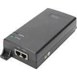 Digitus Inyector PoE Ultra, 802.3at, 60 W 802.3at, 60 W, Gigabit Ethernet, 10,100,1000 Mbit/s, IEEE 802.3at, Negro, 400 m, China