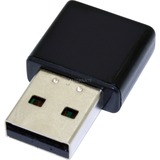 Digitus Miniadaptador Wireless USB 2.0, Adaptador Wi-Fi negro, Inalámbrico y alámbrico, USB, WLAN, Wi-Fi 4 (802.11n), 300 Mbit/s, Negro