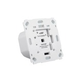 Homematic IP 143166A0 accionador smart home Montaje enrasado Regulador de luminosidad, Interruptor Regulador de luminosidad, Montaje enrasado, 270 m, IP20, Blanco, Homematic
