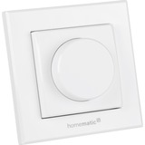 Homematic IP HMIP-WRCR interruptor de luz Blanco blanco, Giratorio, Blanco, 55 mm, 55 mm, 27 mm