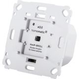 Homematic IP HmIP-BROLL accesorio de persiana/contraventana Transmisor Blanco, Interruptor Transmisor, Blanco, 220 m, IP20, 0,2 W, 230 V