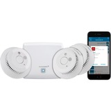 Homematic IP HmIP-SK4 sistema de seguridad inteligente para el hogar, Detector de humo Blanco, GSM, 400 m, CE, 5 V, 118 x 104 x 26 mm