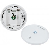 Homematic IP HmIP-SWD detector de agua Sensmitter Inalámbrico, Detectores de agua blanco, Batería, 100 mA, LR03 / Micro / AAA, 1,5 V, 80 mm, 80 mm