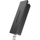 Netgear AC1200 WLAN 867 Mbit/s, Adaptador Wi-Fi negro, Inalámbrico, USB, WLAN, Wi-Fi 4 (802.11n), 867 Mbit/s