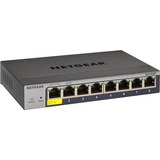 Netgear GS108Tv3 Gestionado L2 Gigabit Ethernet (10/100/1000) Gris, Interruptor/Conmutador Gestionado, L2, Gigabit Ethernet (10/100/1000), Bidireccional completo (Full duplex), Minorista