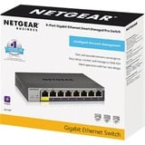 Netgear GS108Tv3 Gestionado L2 Gigabit Ethernet (10/100/1000) Gris, Interruptor/Conmutador Gestionado, L2, Gigabit Ethernet (10/100/1000), Bidireccional completo (Full duplex), Minorista