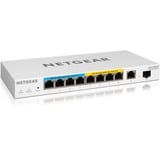 Netgear GS110TUP Gestionado L2/L3 Gigabit Ethernet (10/100/1000) Energía sobre Ethernet (PoE) Blanco, Interruptor/Conmutador Gestionado, L2/L3, Gigabit Ethernet (10/100/1000), Energía sobre Ethernet (PoE), Montaje en rack, Montaje de pared