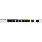 Netgear GS110TUP Gestionado L2/L3 Gigabit Ethernet (10/100/1000) Energía sobre Ethernet (PoE) Blanco, Interruptor/Conmutador Gestionado, L2/L3, Gigabit Ethernet (10/100/1000), Energía sobre Ethernet (PoE), Montaje en rack, Montaje de pared