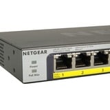 Netgear GS116PP No administrado Gigabit Ethernet (10/100/1000) Energía sobre Ethernet (PoE) Negro, Interruptor/Conmutador No administrado, Gigabit Ethernet (10/100/1000), Energía sobre Ethernet (PoE), Montaje en rack