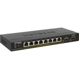 Netgear GS310TP Gestionado L2 Gigabit Ethernet (10/100/1000) Energía sobre Ethernet (PoE) Negro, Interruptor/Conmutador gris, Gestionado, L2, Gigabit Ethernet (10/100/1000), Energía sobre Ethernet (PoE)