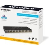 Netgear GS316PP No administrado Gigabit Ethernet (10/100/1000) Energía sobre Ethernet (PoE) Negro, Interruptor/Conmutador No administrado, Gigabit Ethernet (10/100/1000), Bidireccional completo (Full duplex), Energía sobre Ethernet (PoE), Montaje en rack, Montaje de pared